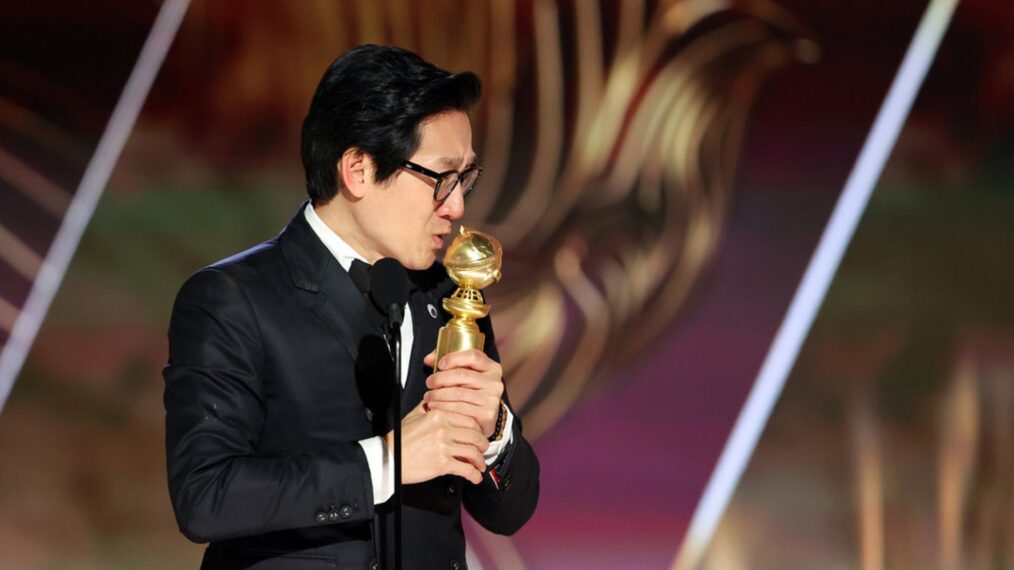 Ke Huy Quan at the 2023 Golden Globe Awards