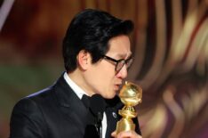 Ke Huy Quan at the 2023 Golden Globe Awards