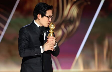 Ke Huy Quan at the 2023 Golden Globe Awards