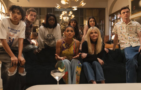 Whitney Peak, Eli Brown, Grace Duah, Savannah Lee Smith, Zión Moreno, Jordan Alexander, Emily Alyn Lind, and Thomas Doherty in 'Gossip Girl'