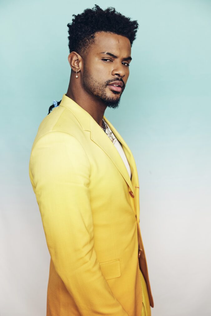 Trevor Jackson in TV Insider's TCA 2023 portrait studio