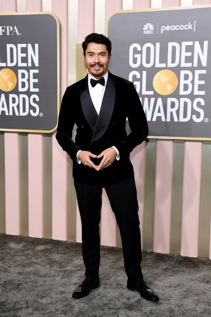 Henry Golding at 2023 Golden Globes