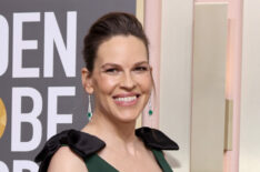 Hilary Swank at 2023 Golden Globes