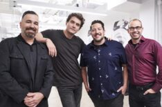 John Mayer with Q, Sal, and Murr from 'Impractical Jokers'
