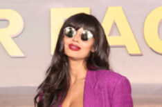 Jameela Jamil at Poker Face premiere