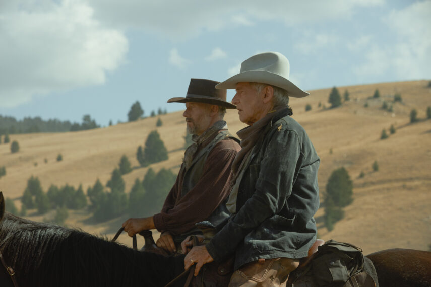 James Badge Dale & Harrison Ford in '1923'