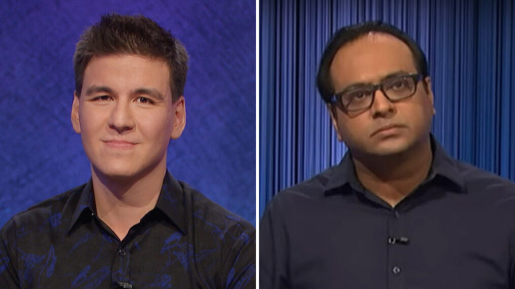 James Holzhauer and Yogesh Raut on Jeopardy!