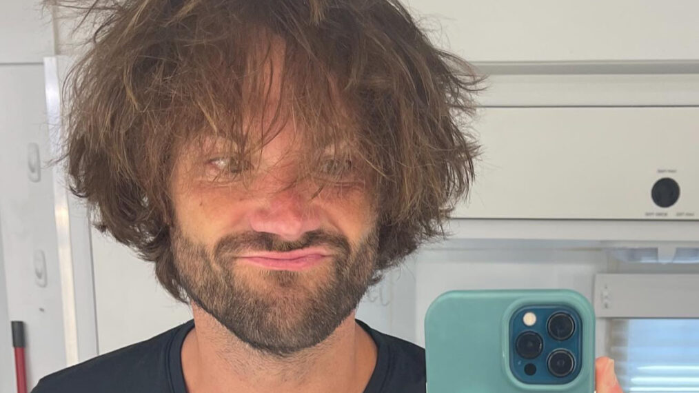 Jared Padalecki with messy hair