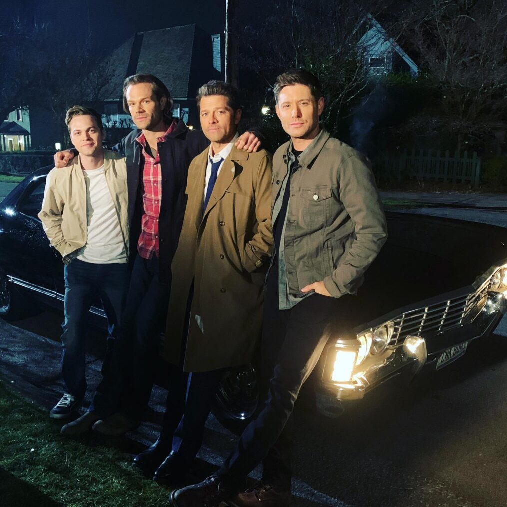 Supernatural final day on set