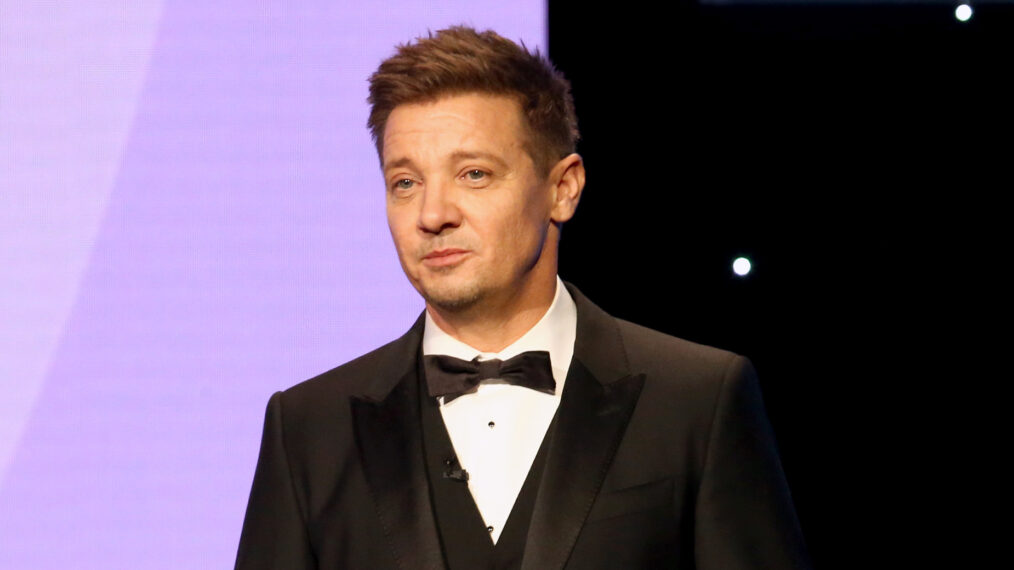 Jeremy Renner speaks onstage during the 35th Annual American Cinematheque Awards