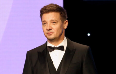 Jeremy Renner speaks onstage during the 35th Annual American Cinematheque Awards