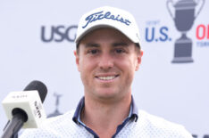 Justin Thomas speaks with SiriusXM At The U.S. Open At Torrey Pines in June 2021