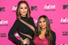 Jwoww and Snooki at Drag Race red carpet