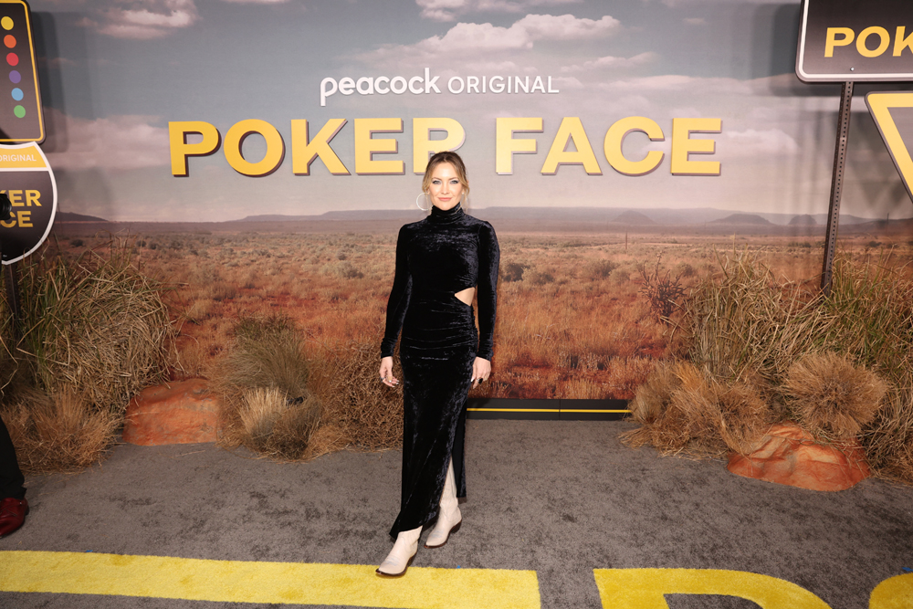 Kate Hudson at Poker Face premiere