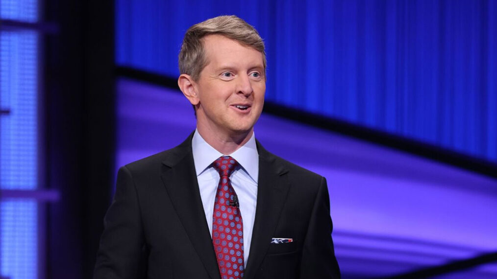 Ken Jennings hosts Jeopardy!