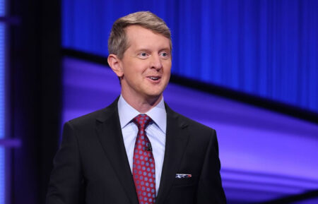 Ken Jennings hosts Jeopardy!