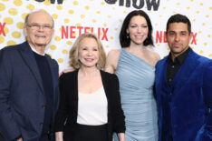 Kurtwood Smith, Debra Jo Rupp, Laura Prepon, and Wilmer Valderrama attend the Los Angeles special screening reception for Netflix's new series 'That '90s Show'