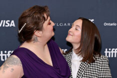 Lena Dunham and Bella Ramsey attend the 'Catherine Called Birdy'