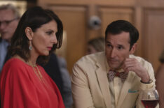 Gina Bellman and Noah Wyle in 'Leverage: Redemption'