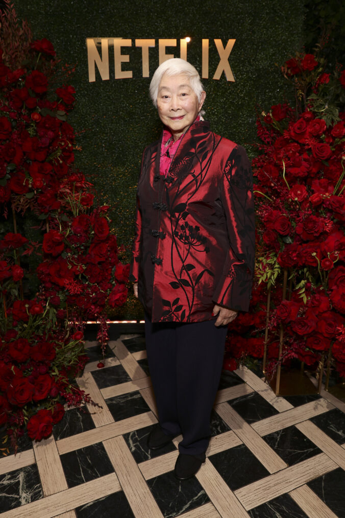 Lisa Lu attends the Netflix Golden Globe and Critics Choice Nominee Toast