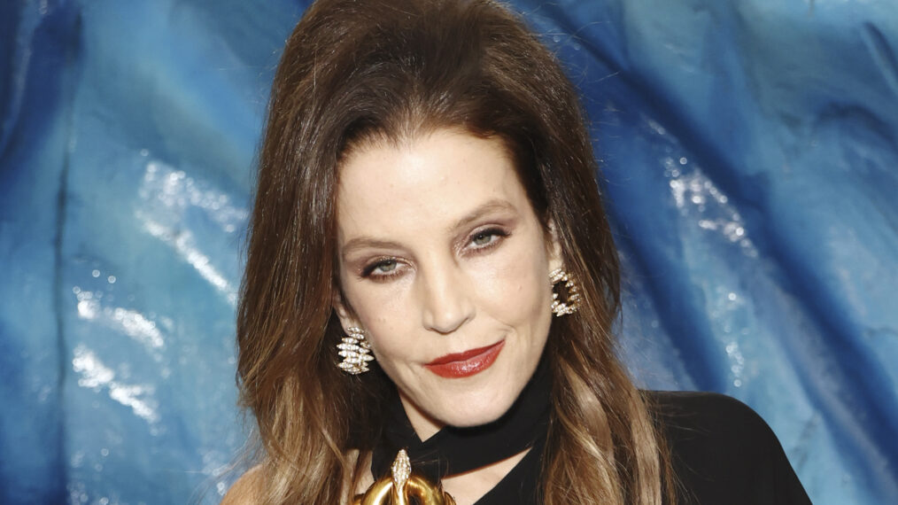 Lisa Marie Presley at Golden Globes Party