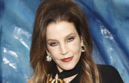 Lisa Marie Presley at Golden Globes Party