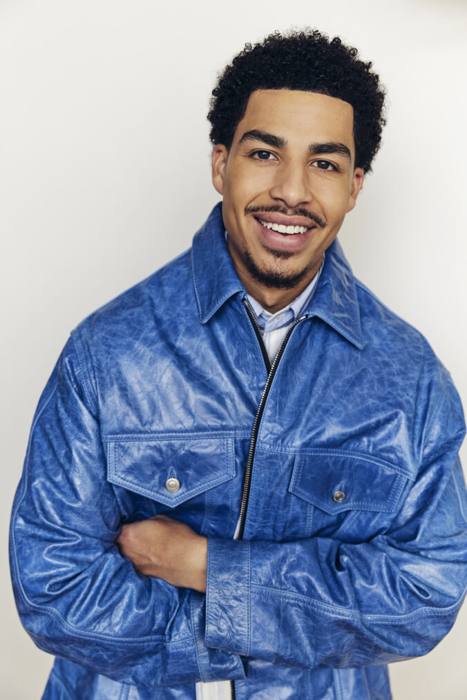 Marcus Scribner in TV Insider's TCA 2023 portrait studio