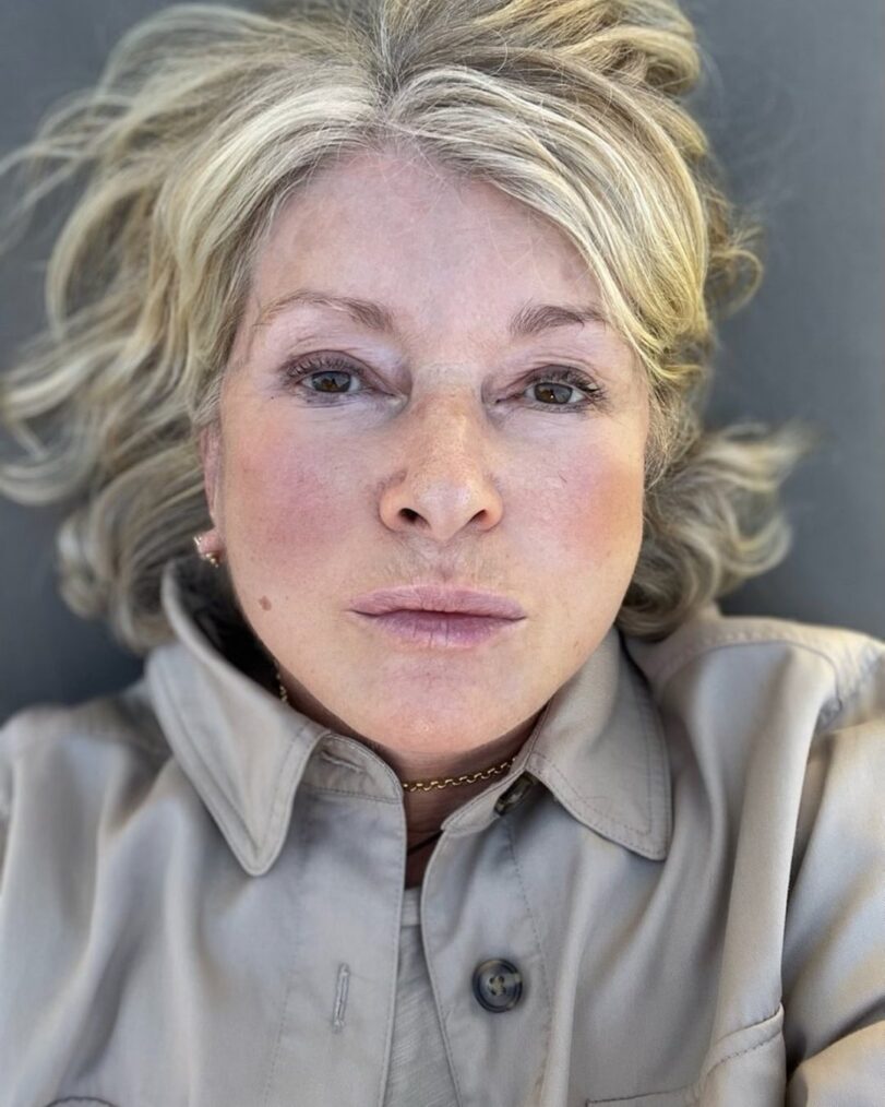 Martha Stewart selfie