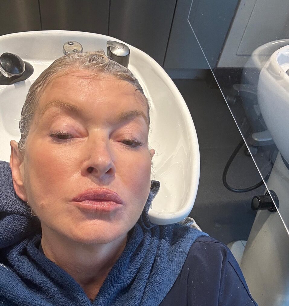 Martha Stewart salon selfie