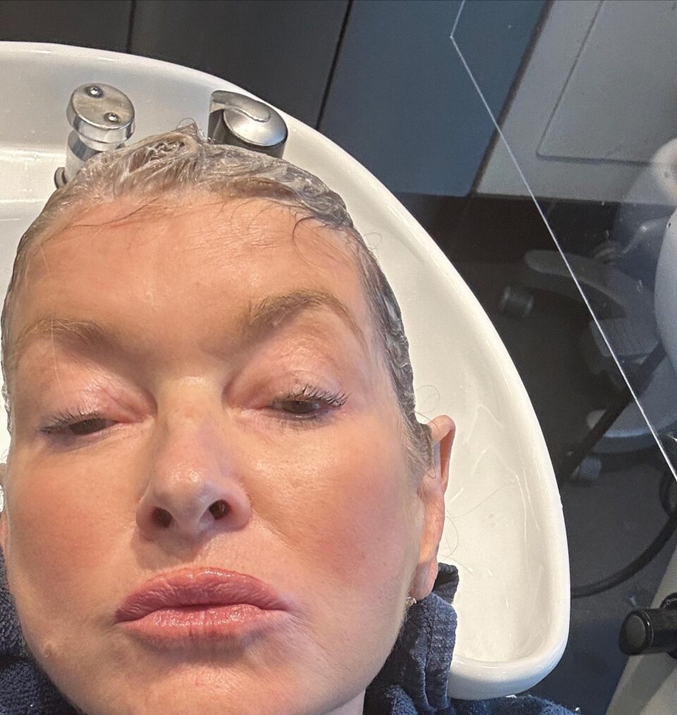 Martha Stewart salon selfie