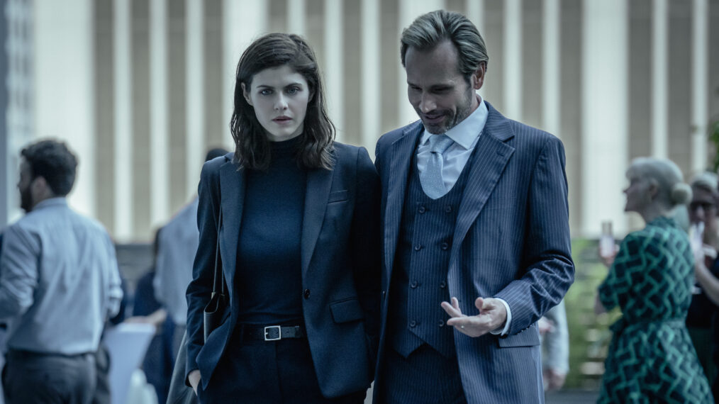 Alexandra Daddario & Tobias Jelinkek in 'Mayfair Witches'