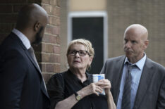 Derek Webster, Dianne Wiest, and Hugh Dillon in 'Mayor of Kingstown'