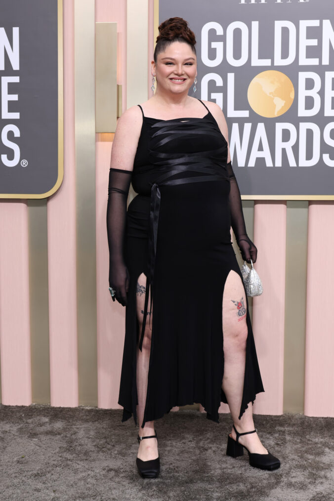 Megan Stalter at 2023 Golden Globes