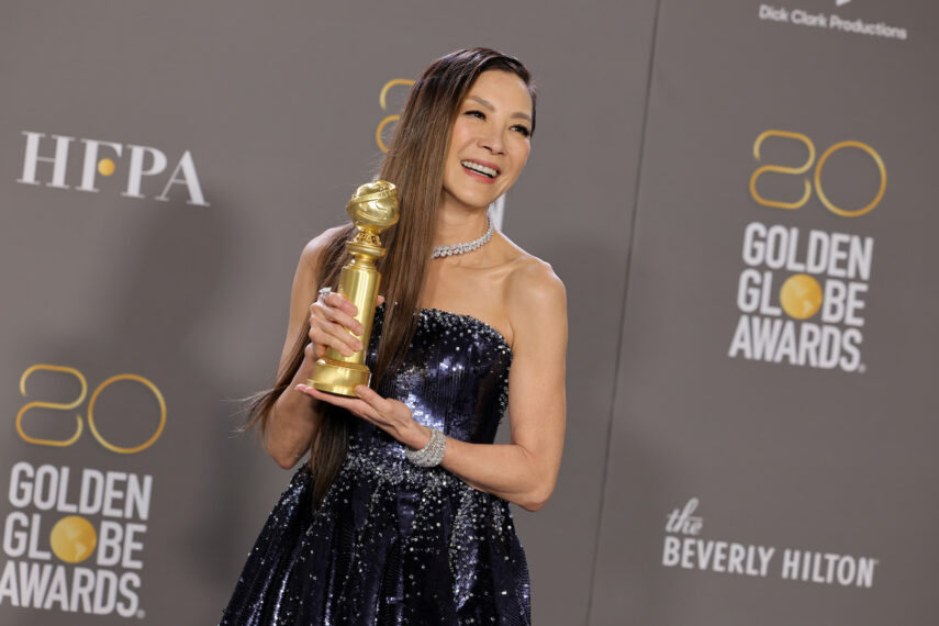 Michelle Yeoh at 2023 Golden Globes