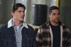 Zane Holtz and Wilmer Valderrama in 'NCIS'