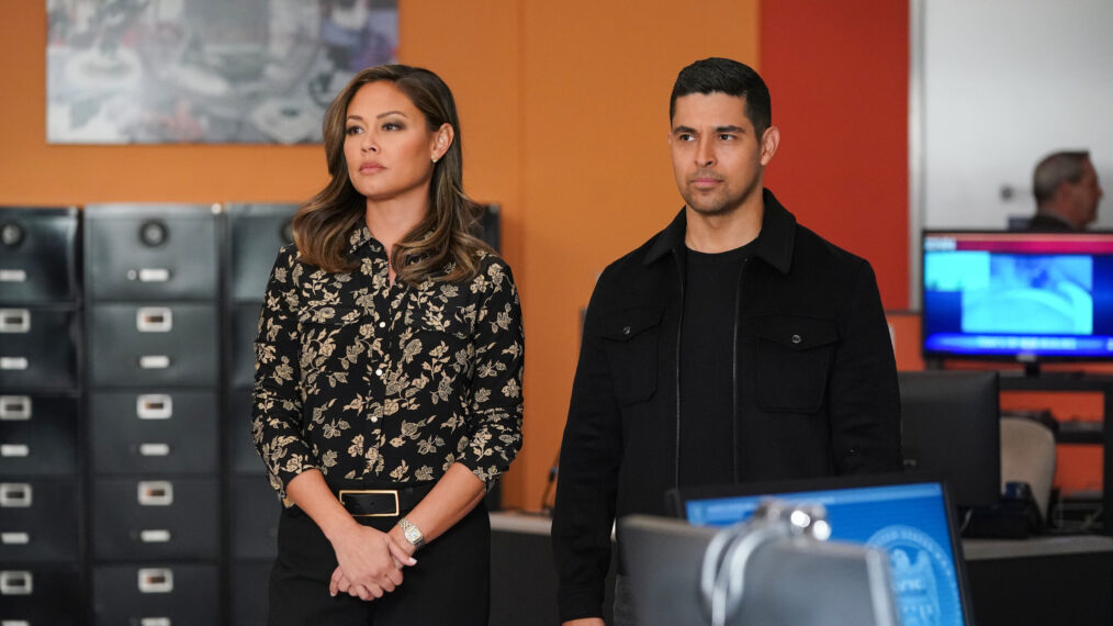 Vanessa Lachey and Wilmer Valderrama in 'NCIS'-'Hawai'i'-'LA' Crossover