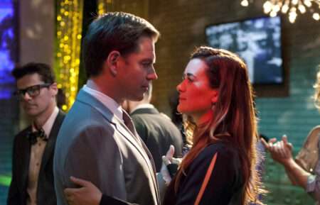 Michael Weatherly and Cote de Pablo in 'NCIS'