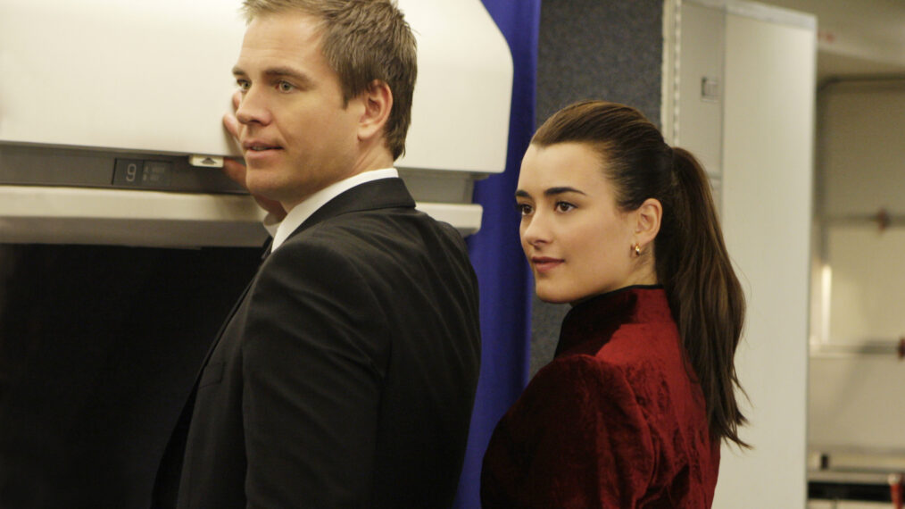 Michael Weatherly and Cote de Pablo in 'NCIS'