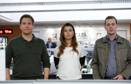 Michael Weatherly, Cote de Pablo, and Sean Murray in 'NCIS'