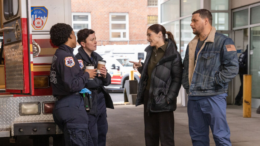 Janet Montgomery and Alejandro Hernandez in 'New Amsterdam'