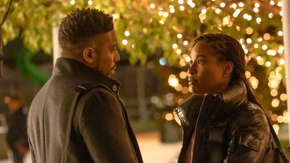 Jocko Sims as Dr. Floyd Reynolds, Toya Turner as Gabrielle in 'New Amsterdam' - 'Right Place'