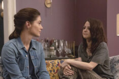 Janet Montgomery and Kathryn Prescott in 'New Amsterdam' - Season 5