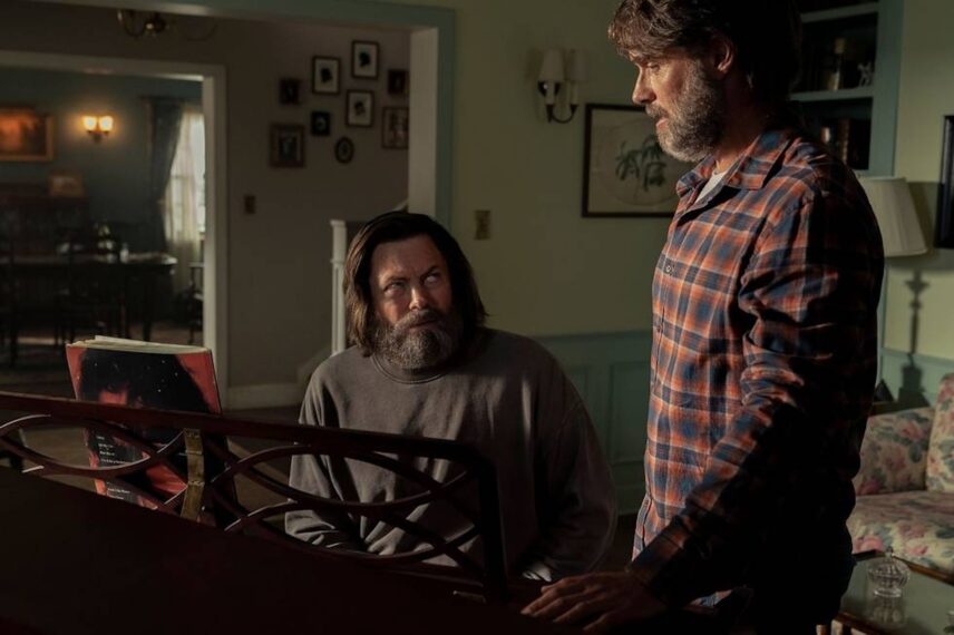 Nick Offerman como Bill y Murray Bartlett como Frank, The Last of Us