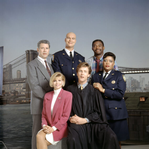 Night Court cast - John Larroquette, Markie Post, Richard Moll, Harry Anderson, Charlie Robinson