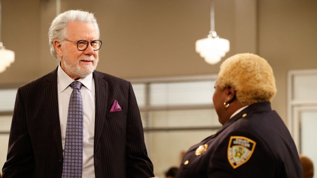 John Larroquette and Lacretta in 'Night Court'