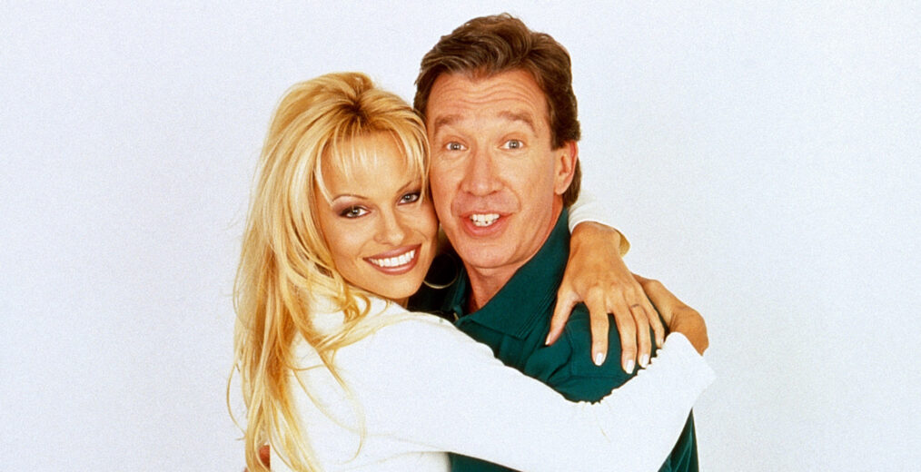 Pamela Anderson and Tim Allen promo photo for Home Improvement