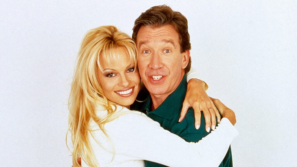 Pamela Anderson and Tim Allen promo photo for Home Improvement