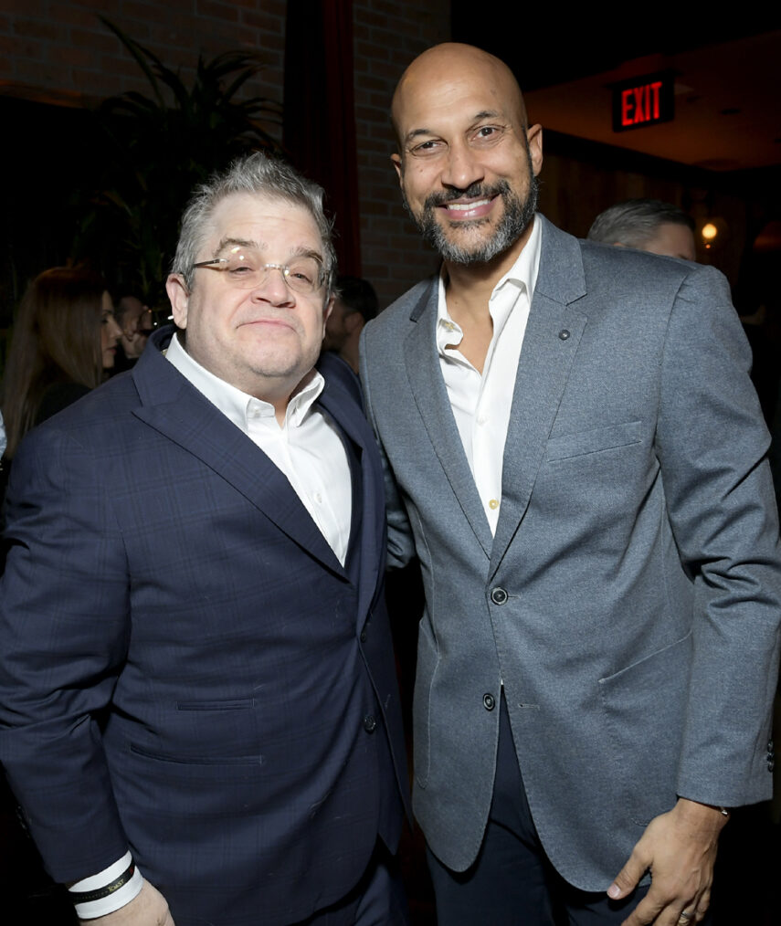 Patton Oswalt and Keegan-Michael Key attend the Netflix Golden Globe and Critics Choice Nominee Toast