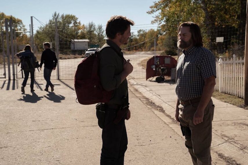 Nick Offerman as Bill, Pedro Pascal as Joel, The Last of Us