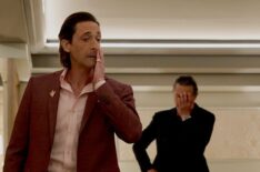 Adrien Brody and Benjamin Bratt in 'Poker Face'